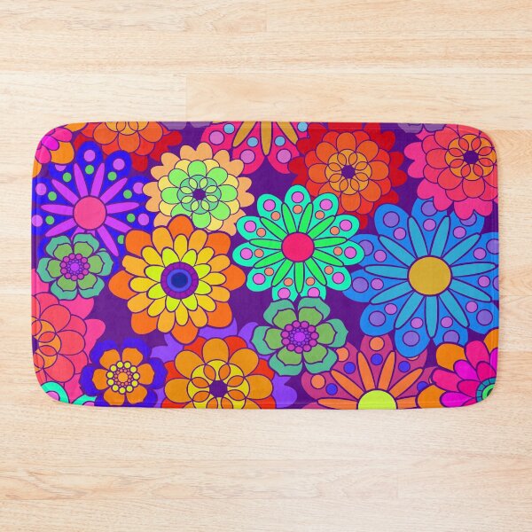 Item preview, Flower Power Retro Style Hippy Flowers designed and sold by Alondra.