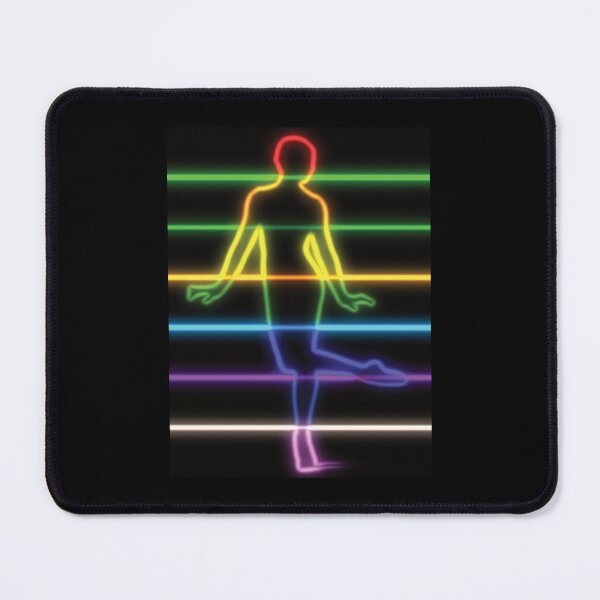Item preview, Neon glow on silhouette dancing woman post.  designed and sold by Trianglegreen.