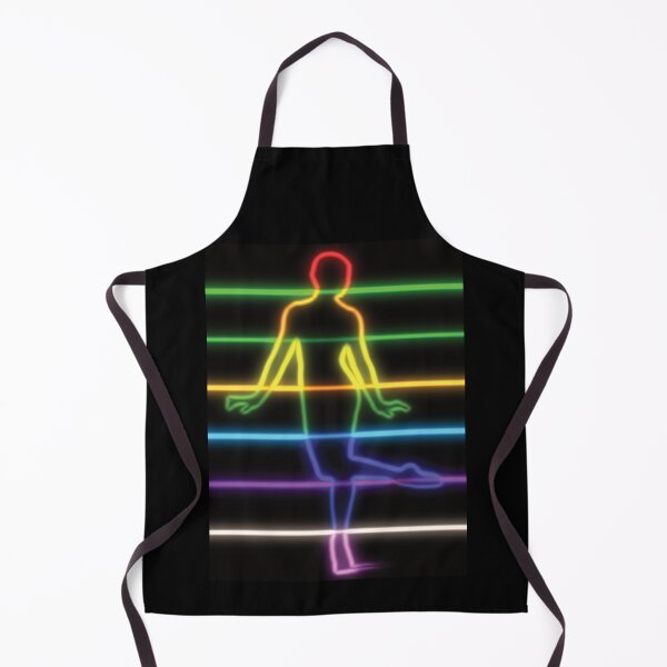 Item preview, Neon glow on silhouette dancing woman post. designed and sold by Trianglegreen.