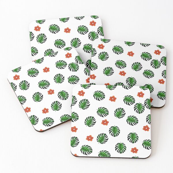 Item preview, Lovely pattern with red flower and green leaves designed and sold by KushanXs.