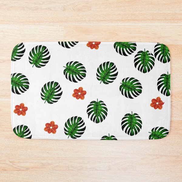 Item preview, Lovely pattern with red flower and green leaves designed and sold by KushanXs.