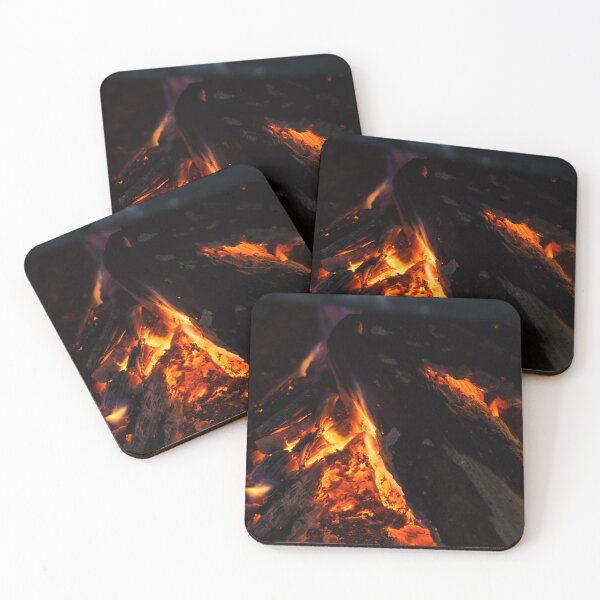 Item preview, Colorful Heat - Hygge Coziness by the Fireplace  designed and sold by Georgia Mizuleva.