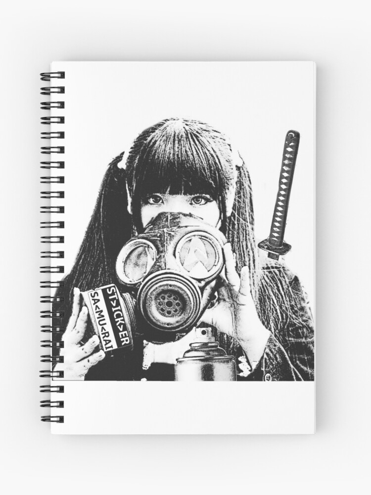 Cuaderno De Espiral Una Chica Japonesa Normal De Stickersamurai Redbubble