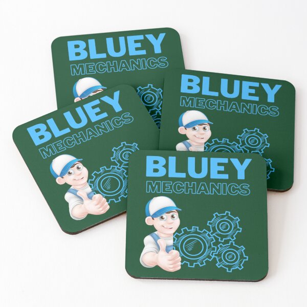 Item preview, Bluey Mechanics Car Service   designed and sold by unikusa.