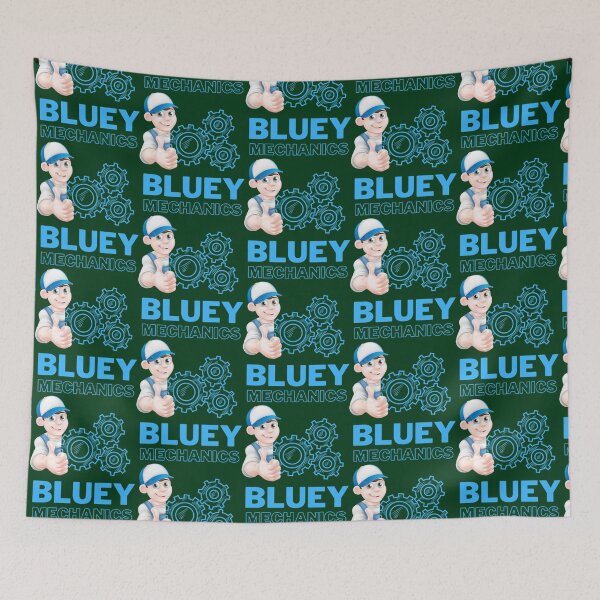 Item preview, Bluey Mechanics Car Service   designed and sold by unikusa.
