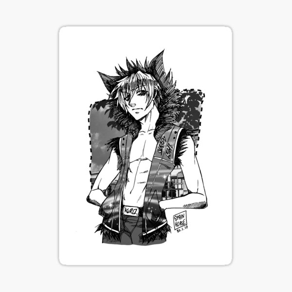 Sleepy Ash Sticker