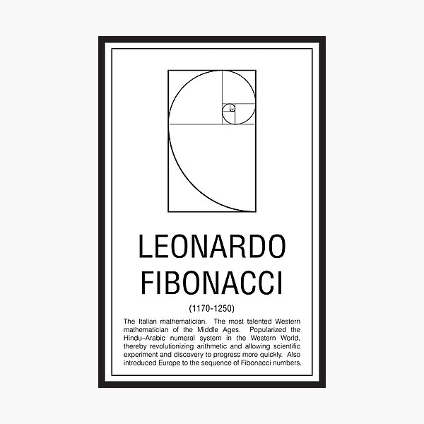 Item preview, Fibonacci designed and sold by ThalassaStudios.