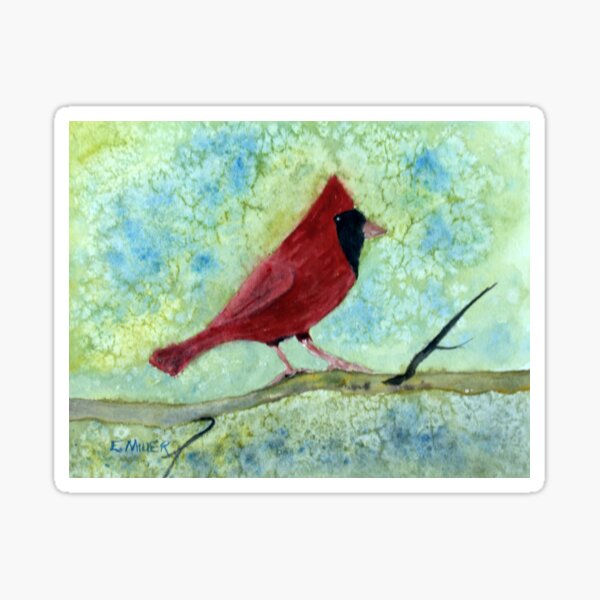 Red Cardinal Sticker