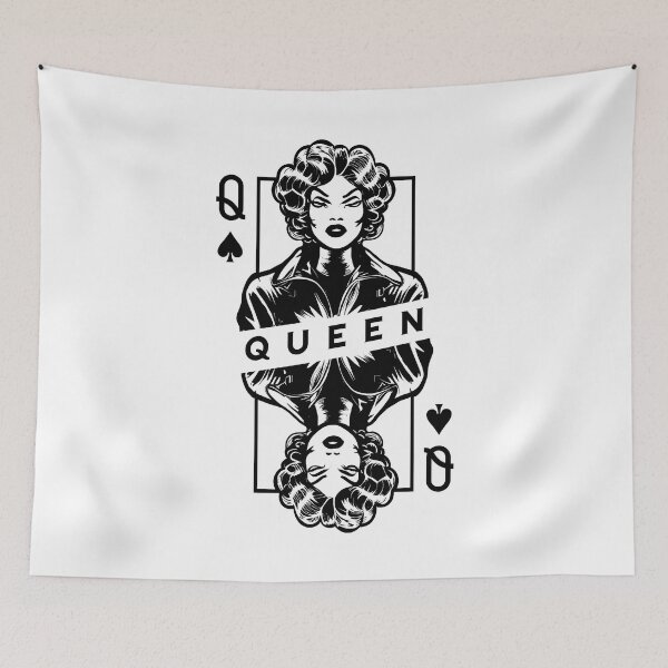 Item preview, Queen Of Spades African American Card Halloween Pop Art designed and sold by GrandeDuc.