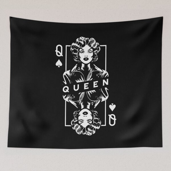 Item preview, Queen Of Spades African American Card Halloween Pop Art designed and sold by GrandeDuc.