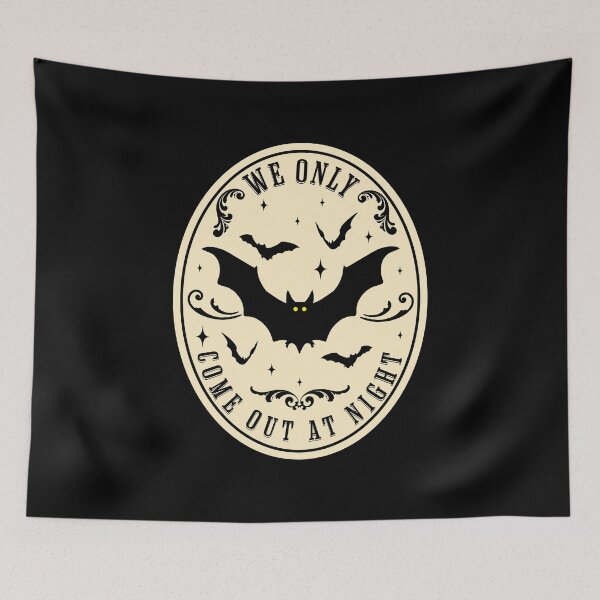 Item preview, Bat - We only come out at night designed and sold by ValentinaHramov.