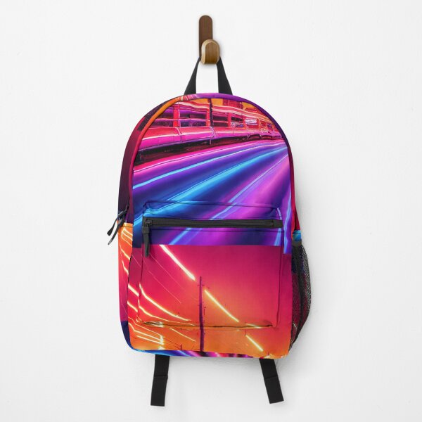 Item preview, Futuristic Neon Purple Cyber Highway Road designed and sold by Stanley de Wekker.