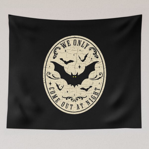 Item preview, Bat - We only come out at night designed and sold by ValentinaHramov.