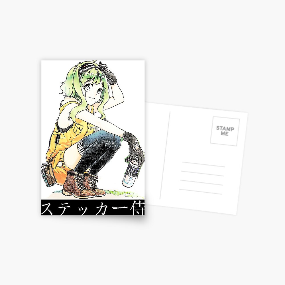 Sad Anime girl Postcard for Sale by WittyMillennial