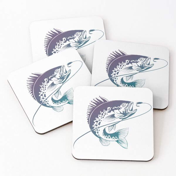Item preview, Bass catch fishing lure line drawing style. designed and sold by tanakax3.