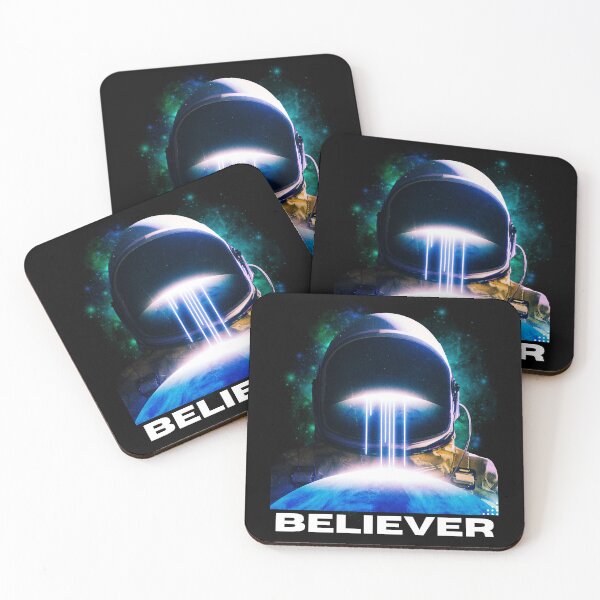 Item preview, Believer futuristic astronaut designed and sold by reka88.