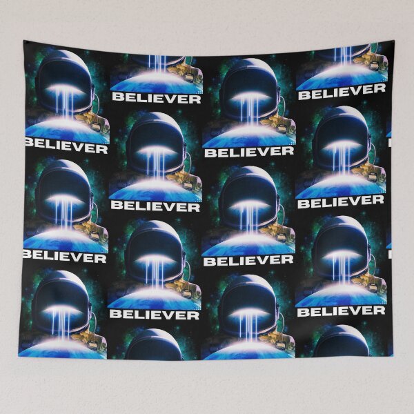 Item preview, Believer futuristic astronaut designed and sold by reka88.