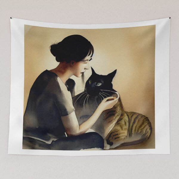 Item preview, Cat Loving Lady designed and sold by recollectionsv.