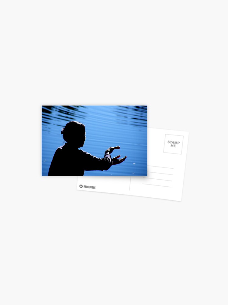 Thumbnail 1 of 2, Postcard, Morning Meditation designed and sold by theoddshot.