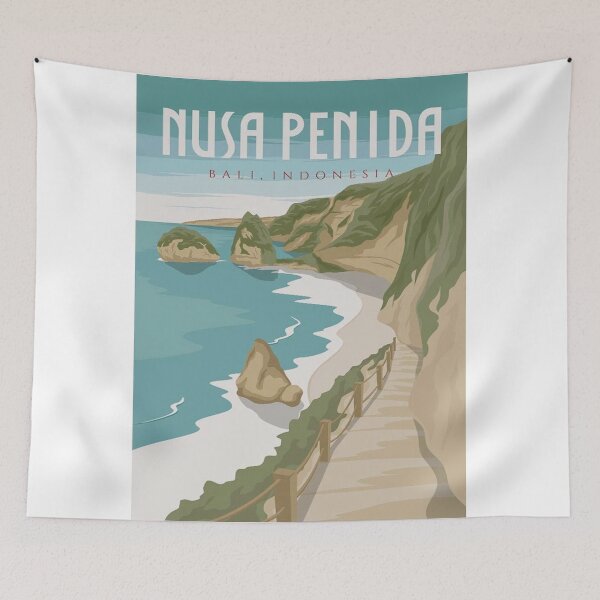 Item preview, Travel Visit Nusa Penida Bali Poster designed and sold by xhant roky.
