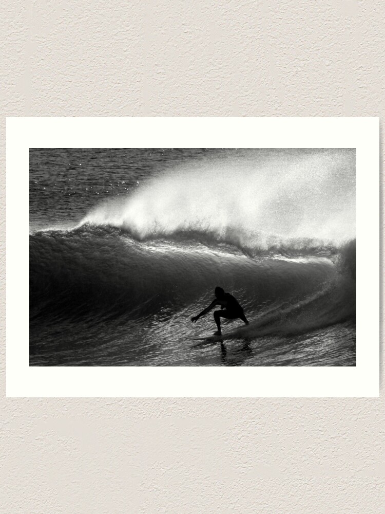 Thumbnail 1 of 3, Art Print, Dawn Surfer designed and sold by theoddshot.