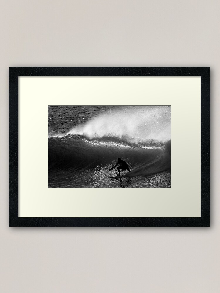 Alternate view of Dawn Surfer Framed Art Print