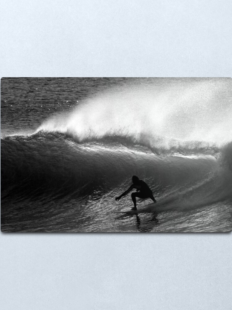 Alternate view of Dawn Surfer Metal Print