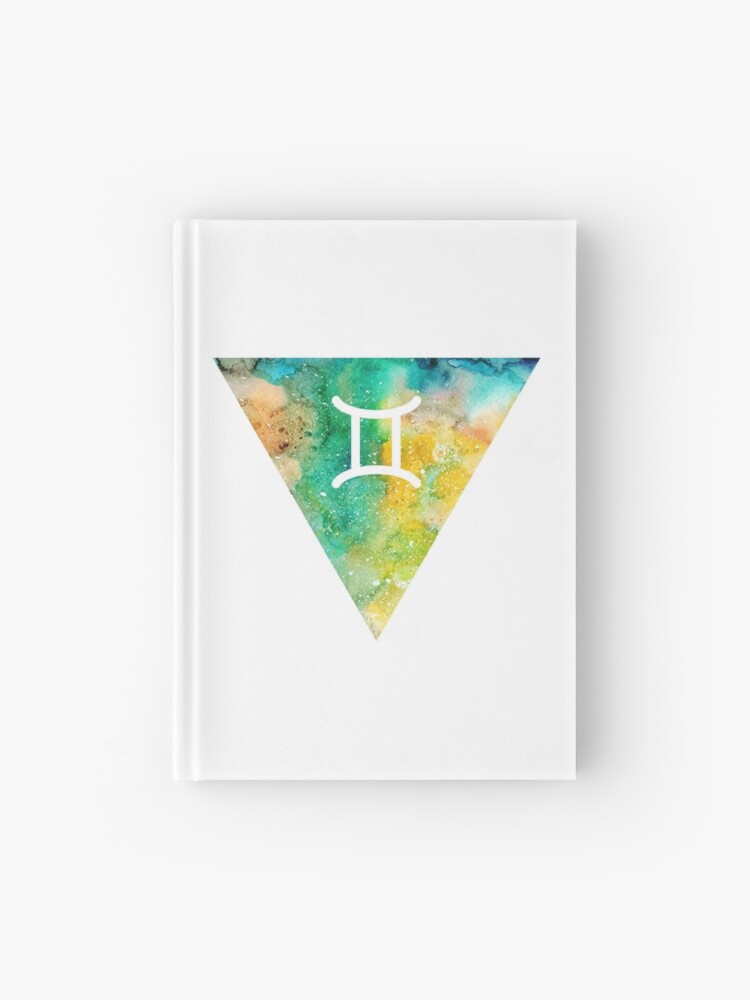 Gemini Zodiac Sign Hardcover Journal for Sale by Marina Demidova