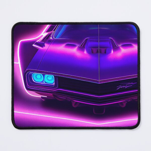 Item preview,  Futuristic Neon Purple Cyber Super Muscle Car designed and sold by Stanley de Wekker.