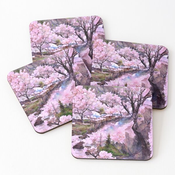 Item preview, Watercolor Painting of Cherry Blossom #1 | AI Art designed and sold by aiart0711.