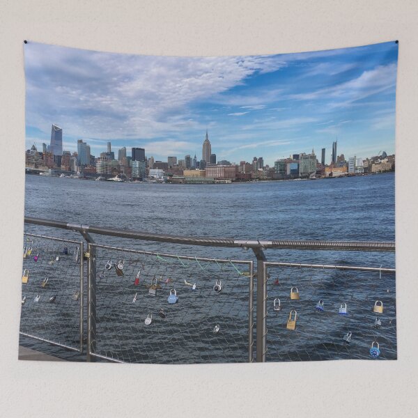 Item preview, Manhattan Skyline Love Padlocks NYC designed and sold by eleonoraingrid.