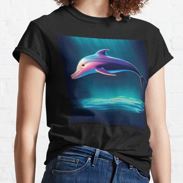 Dolphin Women Kids Girls T-Shirt