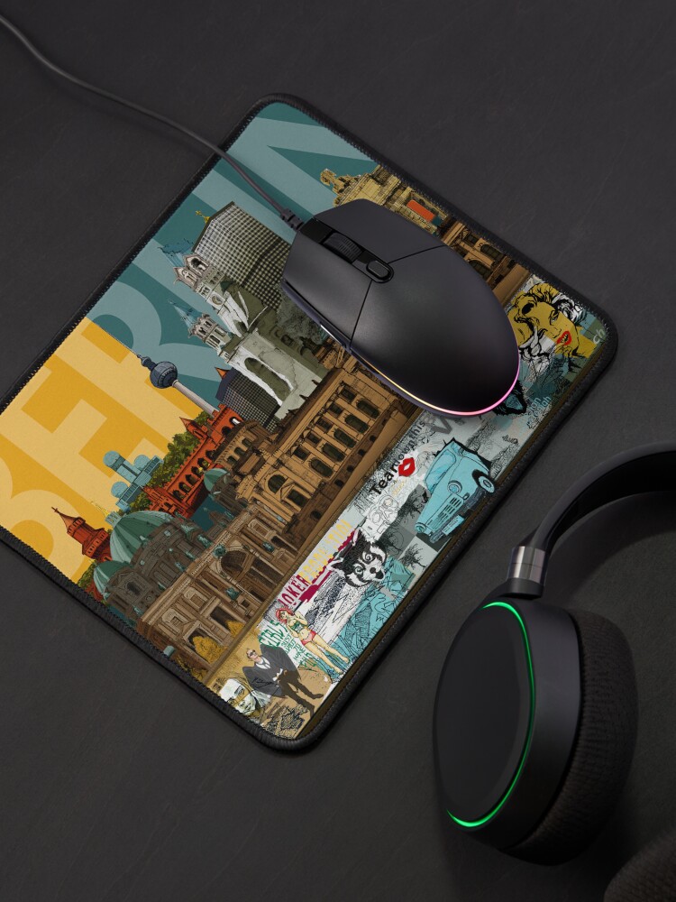 Thumbnail 4 von 5, Mauspad, BERLIN - Big City - Capital City designt und verkauft von chillyoo-shop.
