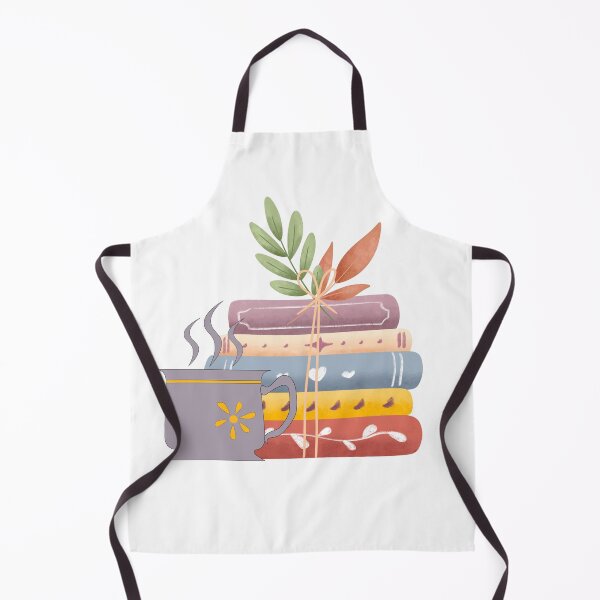 Item preview,  flowery books and tea  designed and sold by ApurwaArtShop.