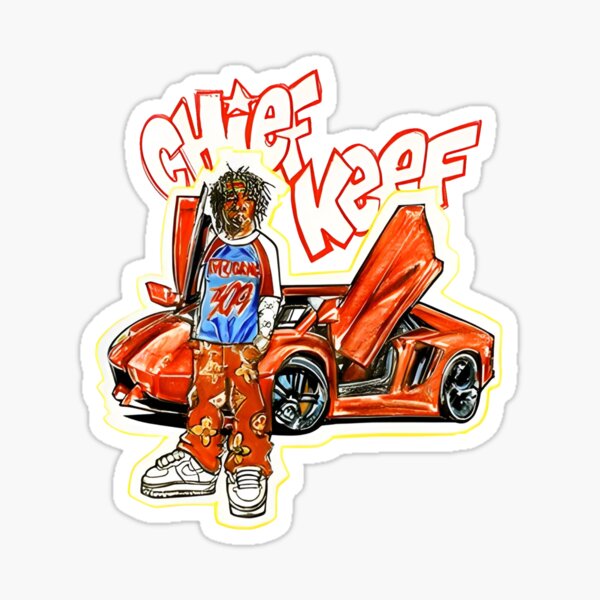 &ldquo;Chief Keef singrer&rdquo; Sticker for Sale by ElifKagba | Redbubble