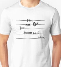 Eye-Love Mom Design Unisex T-Shirt