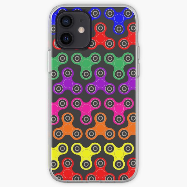 fidget spinner pattern2 (leggings and more) iPhone Soft Case