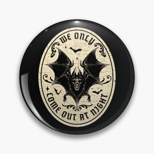 Item preview, Bat - We only come out at night designed and sold by ValentinaHramov.
