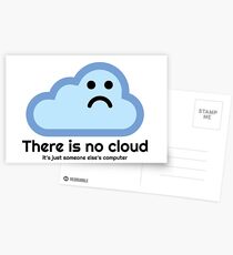 There is no cloud Postcards