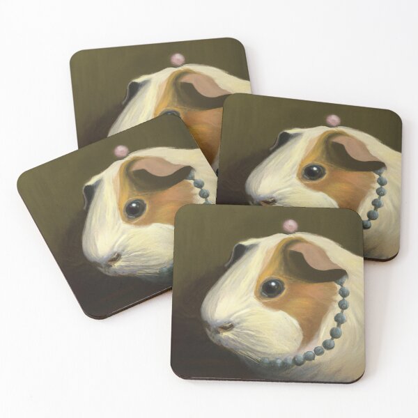 Item preview, "A guinea pig with a pearl earring" by Johannes Vermeer designed and sold by nanlos.