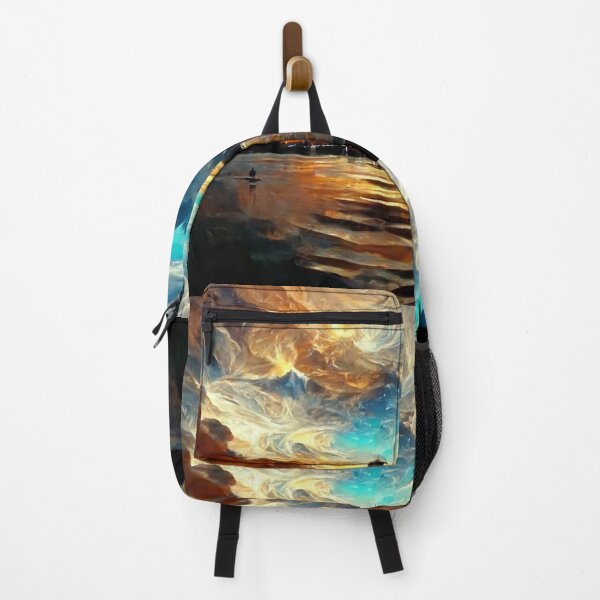 Item preview, Dream villa painting-River colure cloud  designed and sold by Arulsha.
