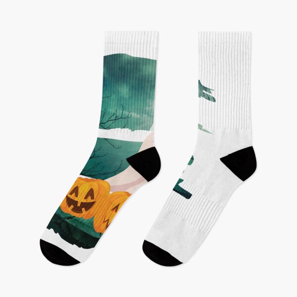 Item preview, Happy Halloween Pumpkins & Ghost over White Background Design designed and sold by WBP Mart.