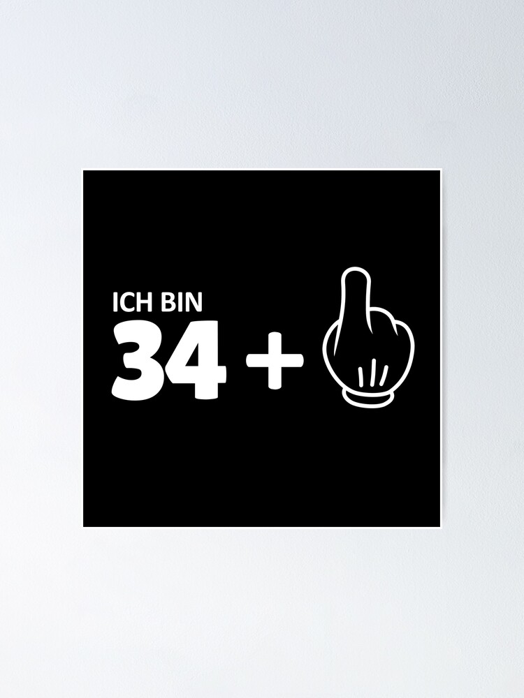 "35. Geburtstag lustige Zitate" Poster for Sale by itsRISstore Redbubble