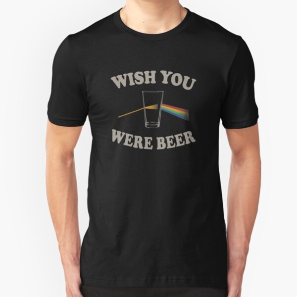 Ich wünschte, du wärst Bier? Slim Fit T-Shirt