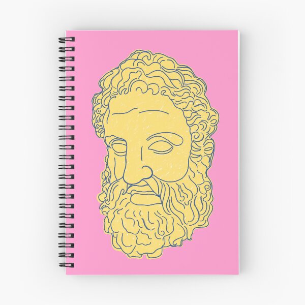 Item preview, Bearded Greek Male Statue Portrait Illustration designed and sold by Adam Regester.