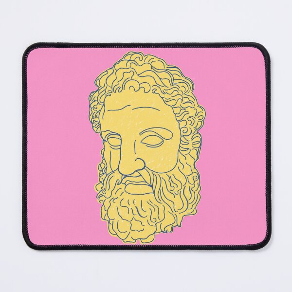 Item preview, Bearded Greek Male Statue Portrait Illustration designed and sold by Adam Regester.