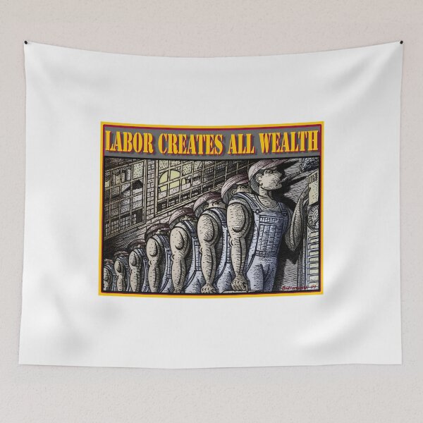 Item preview, LABOR CREATES ALL WEALTH Essential  designed and sold by capecakatsx.