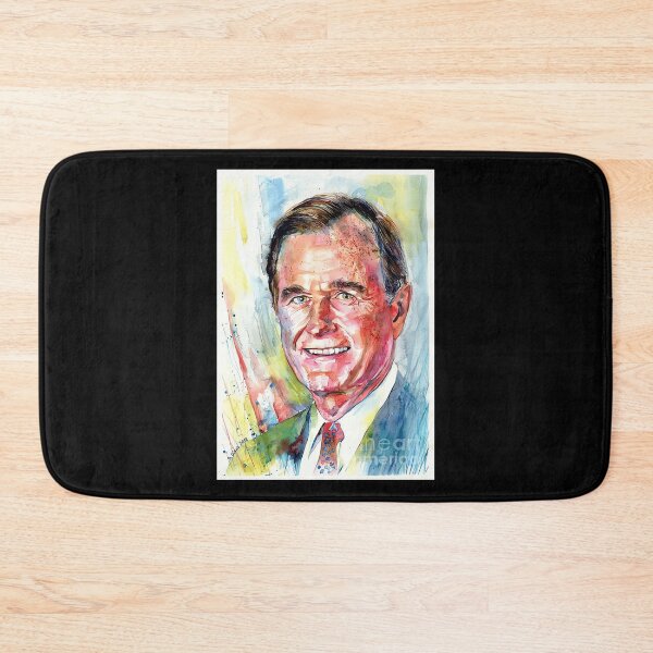 Item preview, president george hw bush portrait suzanns art designed and sold by ristteyusuufb.
