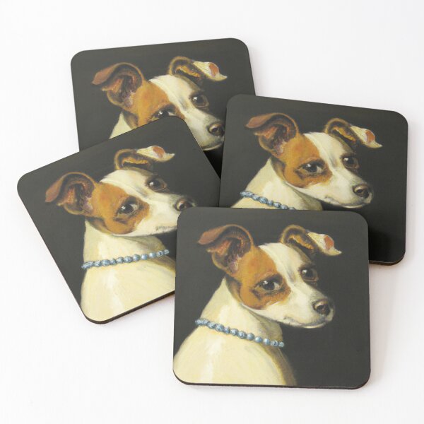 Item preview, "A Jack Russell with a pearl earring" by Johannes Vermeer designed and sold by nanlos.