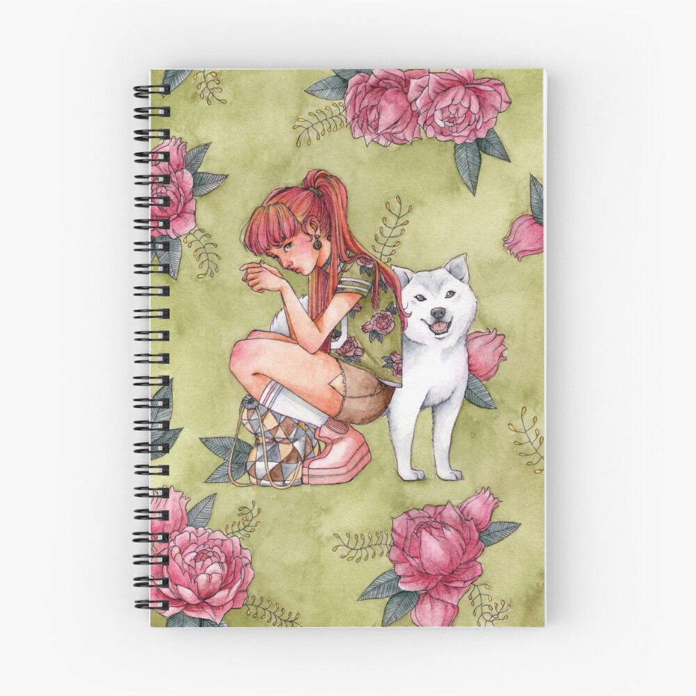 Item preview, Spiral Notebook designed and sold by Katitan.